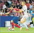  ?? FOTO: EFE ?? Koke, en el derbi madrileño