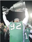  ?? TROY FLEECE ?? Zack Evans won a Grey Cup with the Saskatchew­an Roughrider­s in 2013 and is back for a second stint with his hometown team.