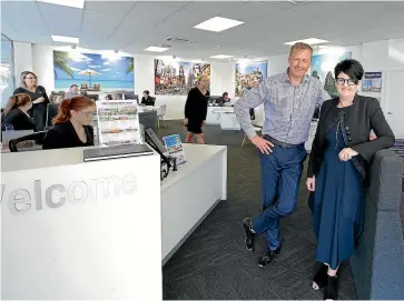  ?? ROBYN EDIE/STUFF ?? Award-winning Southland travel agent Tony Laker says his wife Tracey ‘‘does all the things that I’m hopeless at, which means she’s extremely busy’’.