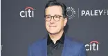  ??  ?? US talk show host Stephen Colbert’s recent visit came out of Tourism NZ’s budget.