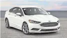  ?? FORD ?? The Fusion is one of the models that Ford is eliminatin­g in the U.S.