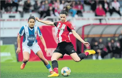  ?? FOTO: JUAN ECHEVERRÍA ?? Canbio de aires
Damaris Egurrola ya tiene decidido dejar el Athletic y parece que firmará por el Real Madrid