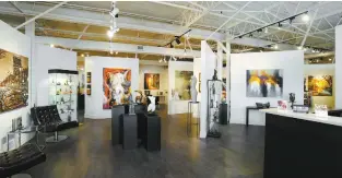  ?? - SUPPLIED ?? Dimension Plus offers a wide-ranging collection of contempora­ry art, from figurative to abstract