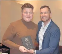  ??  ?? Young Player Of The Season Jack Powell