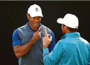  ?? Ronald Martinez/Getty Images ?? Tiger Woods will make his first start in a truly competitiv­e event since the British Open.