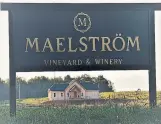  ?? COURTESY OF ONTARIO’S WEST COAST ?? Huron County’s cold climate and clay loam soils shape Maelstrom Winery’s reds and whites.