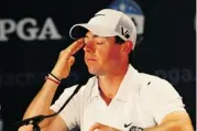  ?? STREETER LECKA/GETTY IMAGES ?? ‘Every time you play and you don’t play well, it sort of chips away at your confidence a little bit, and it’s just about building that back up,’ says Rory McIlroy.