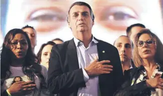  ??  ?? ► Jair Bolsonaro en Porto Alegre, el pasado 30 de agosto.