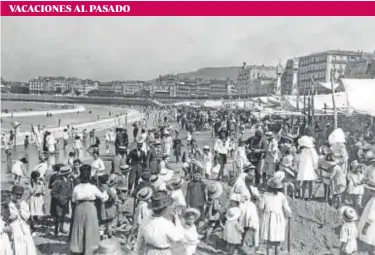  ?? // ABC ?? Playa de la Concha (San Sebastián), en julio de 1919