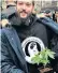  ??  ?? Teesside Cannabis Club founder Michael Fisher