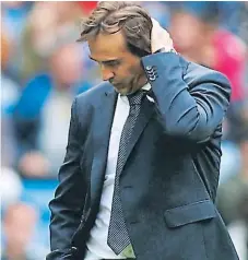  ??  ?? BAJA. Lopetegui tiene pésimos números en sus primeros meses al frente del Real Madrid.