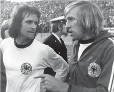  ?? FOTO: DPA ?? Nur selten vereint – Wolfgang Overath (li.) und Günter Netzer.