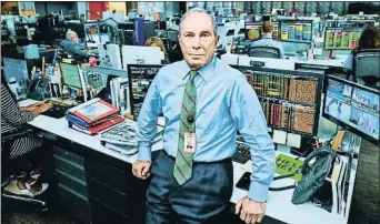  ?? BRAD TRENT ?? Michael Bloomberg, un fanàtic del periodisme de dades