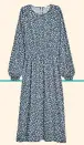  ??  ?? Long-sleeved dress, £24.99 (hm.com)
