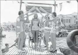  ?? COURTESY PHOTO ?? A beauty contest from the 1955Begoni­a Festival.