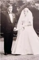  ?? ?? Their wedding day in 1962.