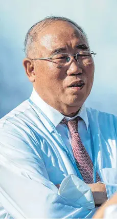  ?? FOTO: CHRISTOPHE GATEAU/DPA ?? Einer der Hauptbrems­er in Scharm el Scheich: Xie Zhenhua, Klima-Chefunterh­ändler von Chinas roter Diktatur.