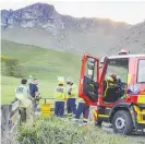  ?? Photo / NZME ?? The man in his 60s, who was rescued after a paraglidin­g crash off Te Mata Peak on Tuesday, has been described as an “infrequent but active” member of the Hawke’s Bay Paraglidin­g Club.