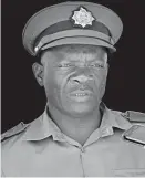  ??  ?? Inspector Abednico Ncube