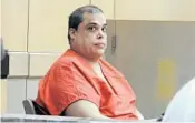  ?? RAFAEL OLMEDA/SOUTH FLORIDA SUN SENTINEL ?? Gerhard Hojan deserves to be executed for the 2002 slayings of two Waffle House employees in Davie, a judge ruled Tuesday.