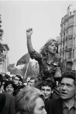  ??  ?? Protesters in Paris, May 1968