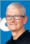  ?? EFE ?? Tim Cook, CEO de Apple.