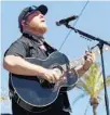  ?? ?? Luke Combs will be a headliner at Tortuga Music Festival 2022, April 8-10 in Fort Lauderdale.