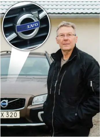  ?? FOTO: KAJSA RAGNESTAM OCH MOSTPHOTOS ?? BLEV STÅENDE. Peter Risbergs XC70 drabbades av motorhaver­i efter 10 000 mil, då ACremmen gick av och skadade kamremmen.