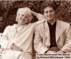  ?? ?? Jan Morris and Twn Morys by Richard Whitehead, 1994