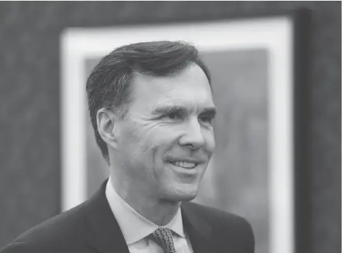  ??  ?? The Senate Committee on National Finance hears from Finance Minister Bill Morneau during a meeting on Parliament Hill in Ottawa last week. SEAN KILPATRICK / THE CANADIAN PRESS FILES