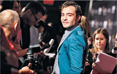  ??  ?? Ed Westwick, star of the BBC’S Ordeal By Innocence, is being investigat­ed by the LAPD over rape and sexual assault claims made against him in America, which the actor denies