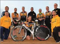  ??  ?? Tralee Triathlon Club is busy preparing for the Tri Kingdom Come event on August 5. (Front
from left) Daniel Doyle, Suzanne O’Sullivan and Joe Roche; (Back from left) Jean Foley, Orla Brosnan, Niamh Murphy, John Roche, Patricia Murray, Rose Quilter...