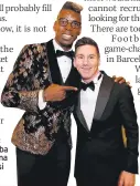  ??  ?? WORTH A MINT: Midfielder Paul Pogba (right) with Barcelona striker Lionel Messi