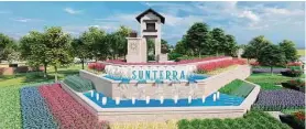  ?? Courtesy of GHBA ?? HistoryMak­er has built a GHBA Benefit home in the new community of Sunterra in Katy. This Land Tejas developmen­t will include a 3.5- acre Crystal Lagoon with expansive amenity village that features a pool and clubhouse.