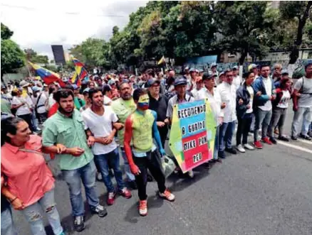  ??  ?? oBJETIvo. El grupo tiene como fin promover una salida pacífica a la crisis venezolana mediante nuevas elecciones.