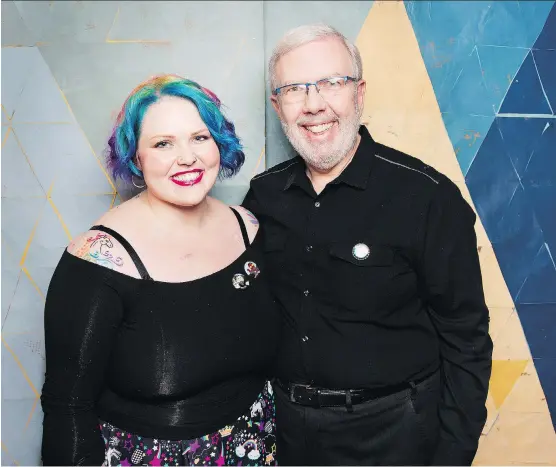  ??  ?? Jessie and dad Leonard Maltin have been producing the Maltin on Film podcast since 2014 and will be at the Calgary Internatio­nal Film Festival Sept. 29 to talk about modern film criticism.