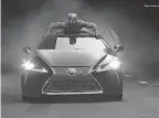  ??  ?? Black Panther stars in a Super Bowl ad for the 2018 Lexus LS 500 F Sport. LEXUS