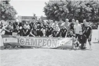  ?? ?? Real Celaya es el campeón de copa de la Liga de Futbol Premier Veteranos