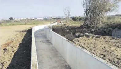  ?? GOBIERNO DE ARAGÓN ?? Acequia de La Hermandad en la localidad zaragozana de Épila ya reformada.