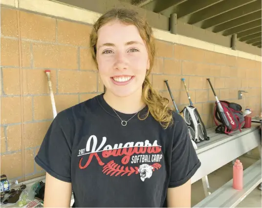  ?? MICHAEL OSIPOFF/POST-TRIBUNE ?? Junior shortstop Jilly Swart has helped Kankakee Valley reach the Class 3A Twin Lakes Semistate in her first high school season.