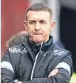  ??  ?? Jim McIntyre referring to the Dark Blues’ 7-0 drubbing on Friday.
“But equally so are we. Saturday was our l ast chance to get that sixth spot.
“We are in a dog fight.We need make sure we don’t get dragged right into the relegation scrap.”
