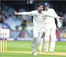  ?? GETTY ?? ▪ Mohammad Amir played a stellar role in Pakistan’s huge win over England in the opening Test at Lord’s last week and if the visitors win at Headingley, it will be their fourth Test series win in England.