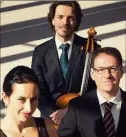  ??  ?? Le Trio Golberg jouera demain soir en l’Auditorium Rainier III.