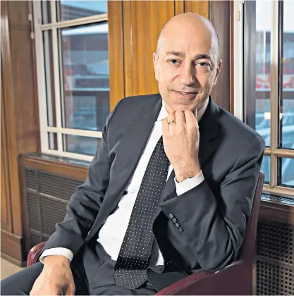  ??  ?? Downsizing: Ivan Gazidis is said to see AC Milan as his last big career challenge but he is joining a club with a smaller turnover than that generated by Southampto­n