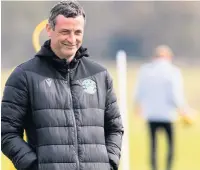  ??  ?? EUROPE IN SIGHTS
Ross is working to lead Hibs to third spot