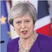  ??  ?? Time’s running outWill Prime Minister Theresa May get a Brexit deal?