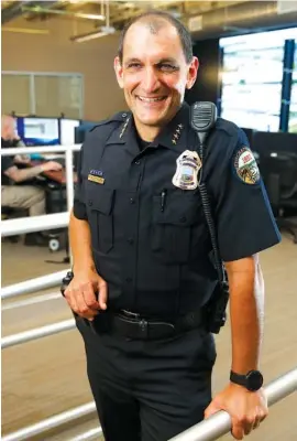  ?? STAFF PHOTO BY ERIN O. SMITH ?? Chattanoog­a Police Chief Fred Fletcher will be retiring in early July.
