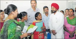  ?? BHARAT BHUSHAN/HT ?? Punjab technical education minister Charanjit Singh Channi during a statelevel mega job fair at Government Polytechni­c College for Girls in Patiala on Saturday.