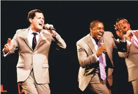  ?? BRIAN HINELINE ?? Straight No Chaser brings its ‘Back in the High Life Tour 2021’ to Easton’s State Theatre, 3 and 7 p.m. Nov. 27.