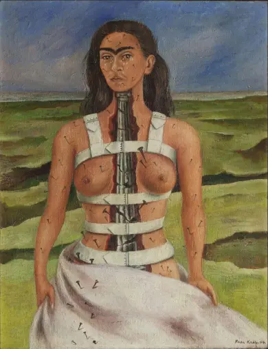  ??  ?? Frida Kahlo: La Columna Rota, 1944. Museo Dolores Olmedo, Mexico City.
■